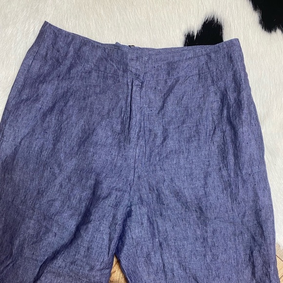 Poetry 100% linen cropped pants - Picture 3 of 9